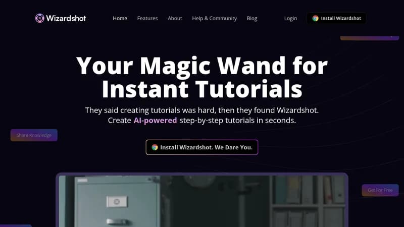 wizardshot website