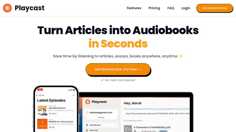 playcast website