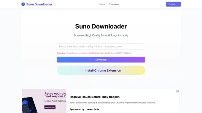 Suno Downloader screenshot