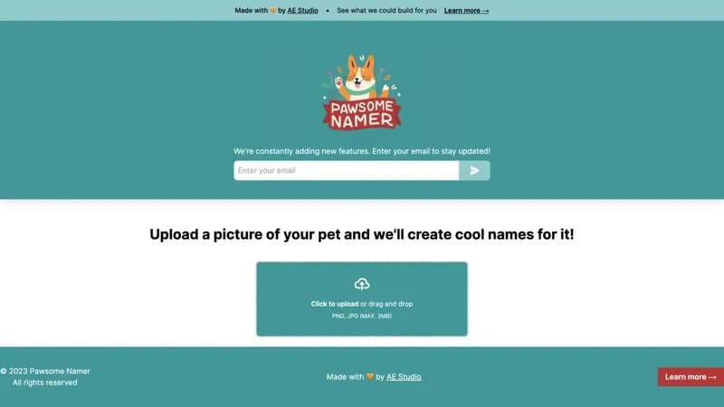 Pawsome Namer screenshot