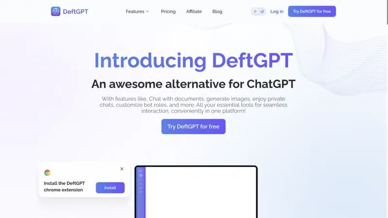 DeftGPT screenshot
