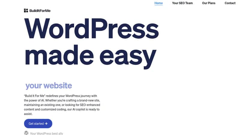 build it for me website