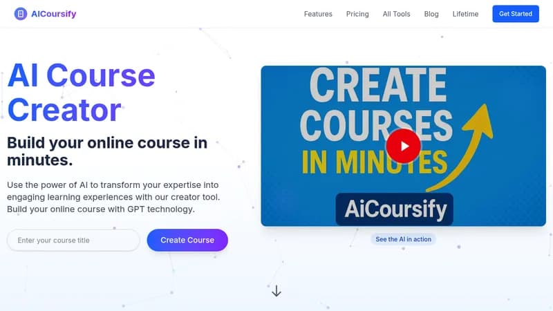aicoursify website