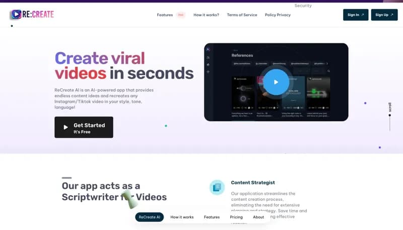 RE:Create.video screenshot