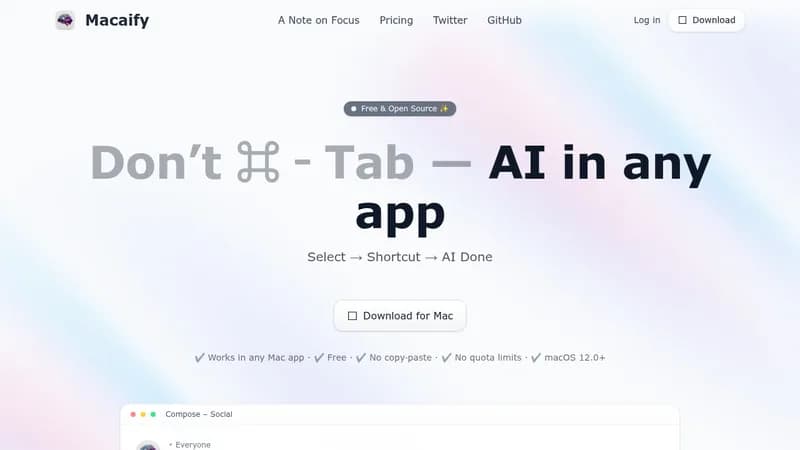 macaify website