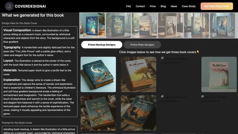 CoverDesignAI screenshot