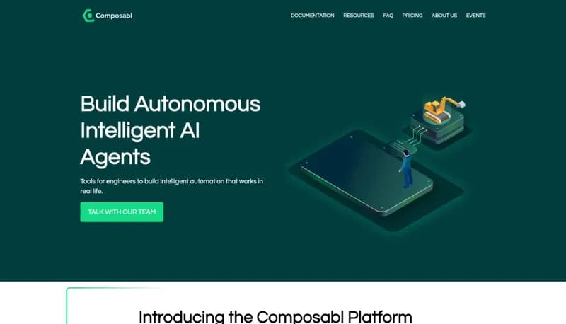 Composabl screenshot