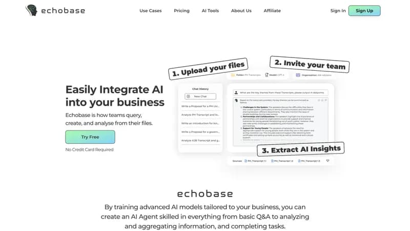Echobase screenshot