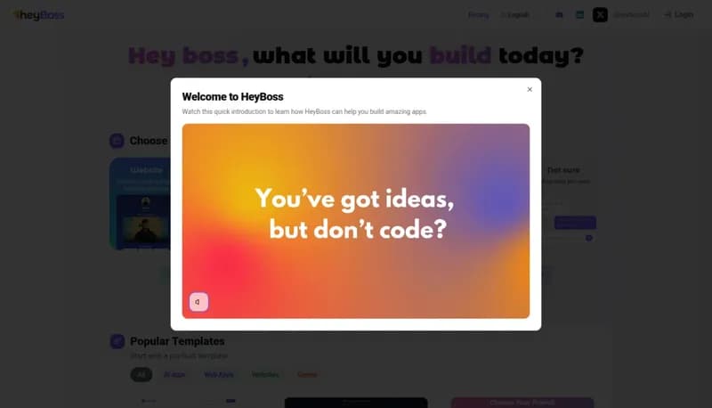 HeyBoss screenshot
