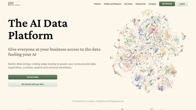 Nomic Atlas screenshot