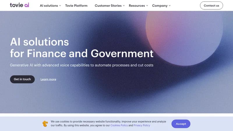 tovie ai website