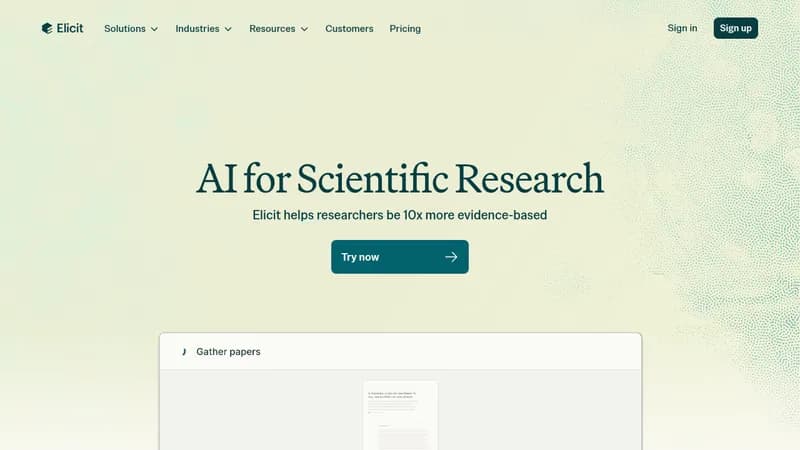 elicit website