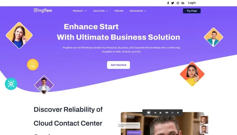 Ringflow screenshot