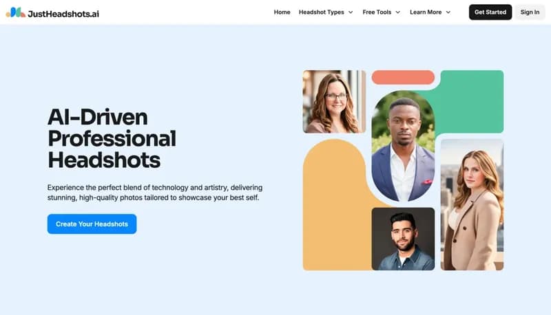 JustHeadshots.ai screenshot