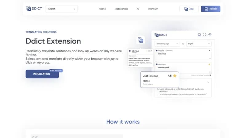 Ddict screenshot