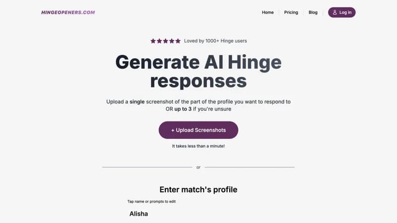 Hinge Openers screenshot