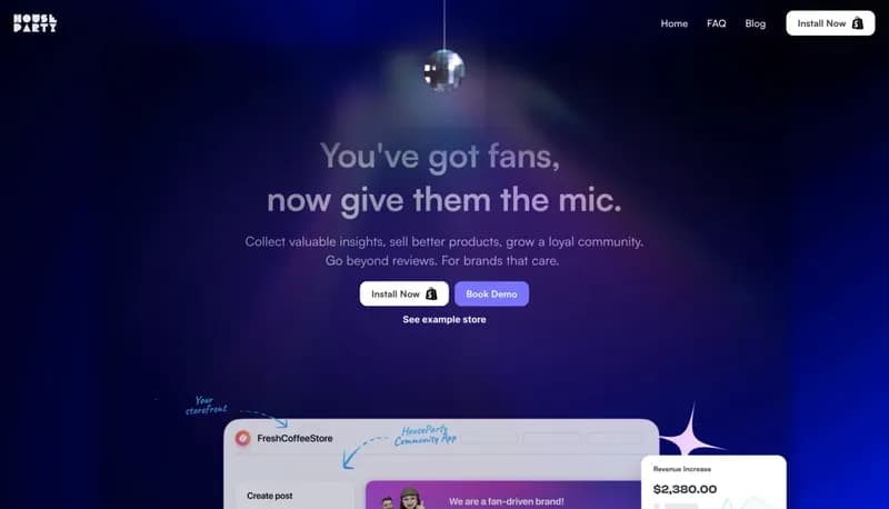 HouseParty App screenshot