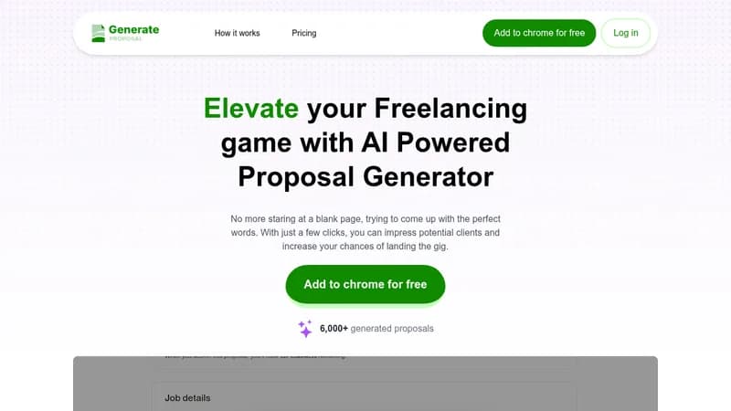 generate proposal website