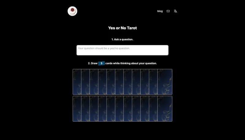 Yes or No Tarot Reading screenshot