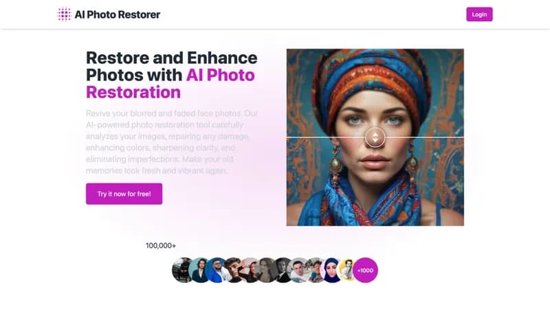 AI Photo Restorer screenshot