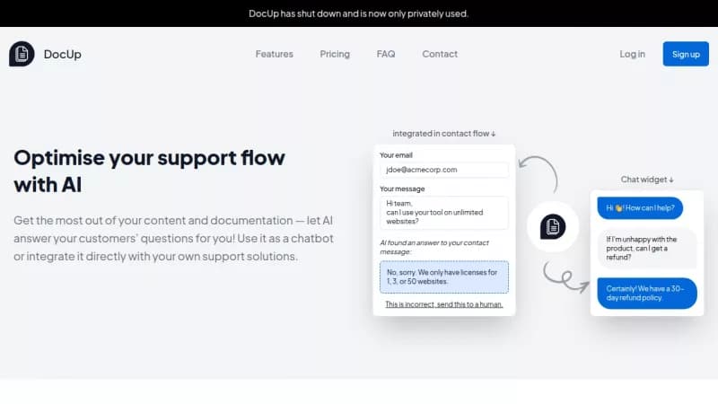 DocUp screenshot