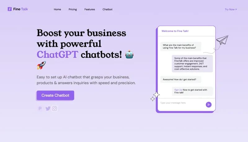 FineTalk screenshot