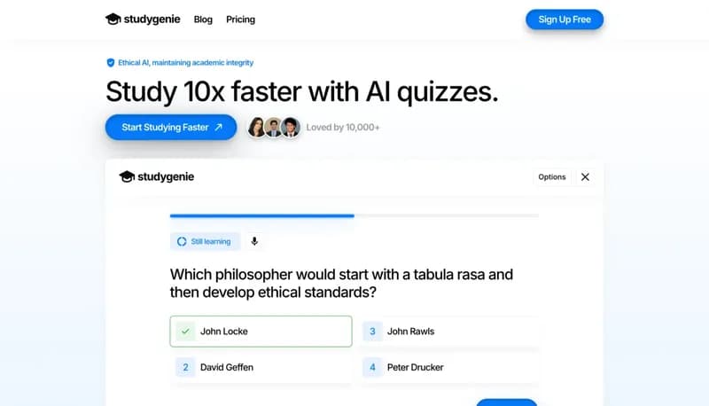 Studygenie screenshot