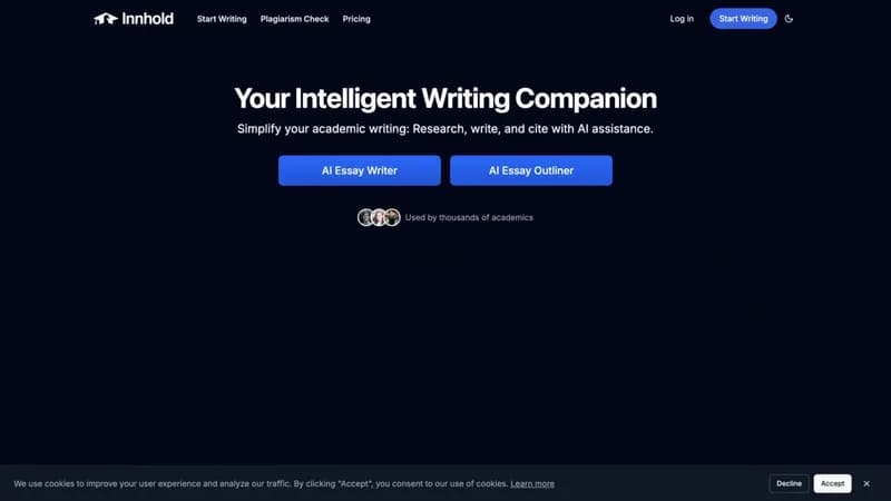 Innhold.AI screenshot