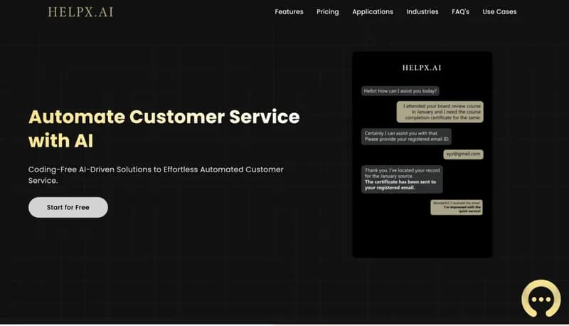 HELPX.AI screenshot