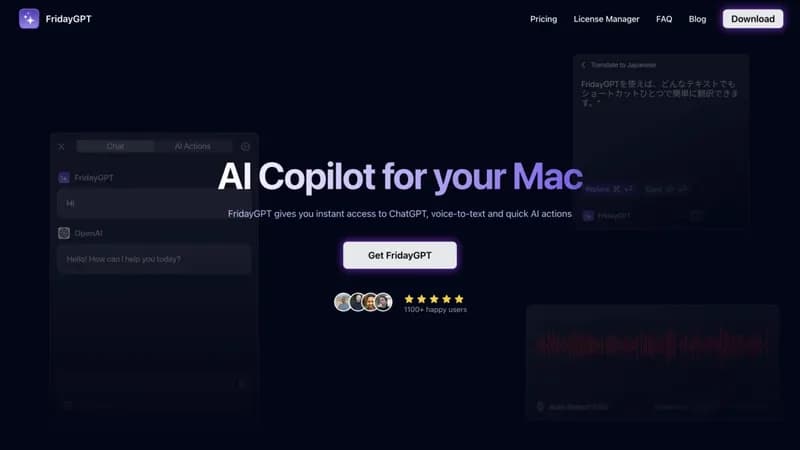 FridayGPT screenshot