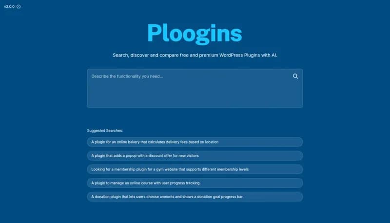 Ploogins screenshot