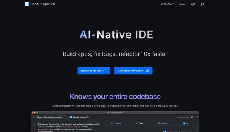 CodeCompanion screenshot