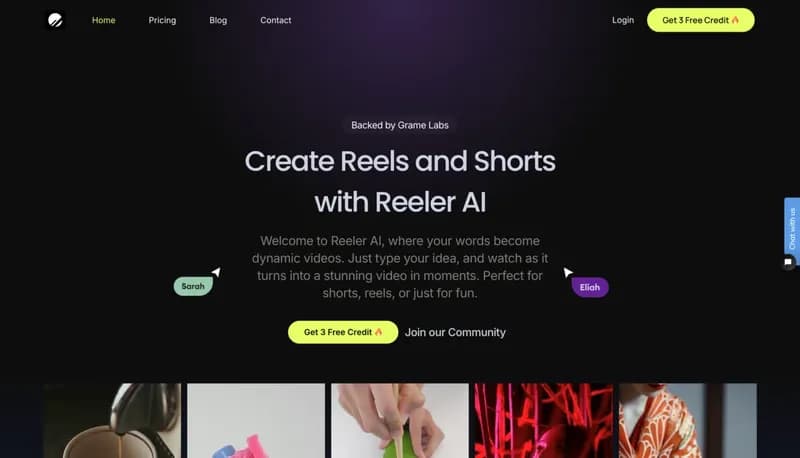 Reeler AI screenshot