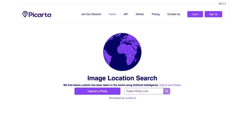 Picarta AI screenshot