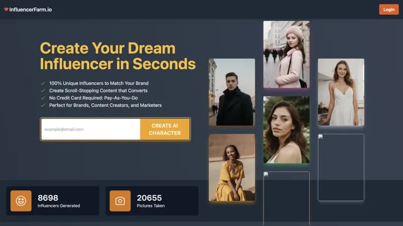 InfluencerFarm screenshot