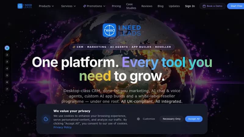 i need leads website