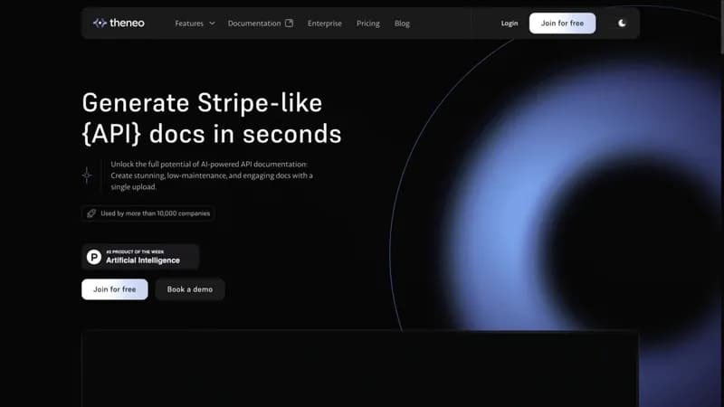 Theneo screenshot