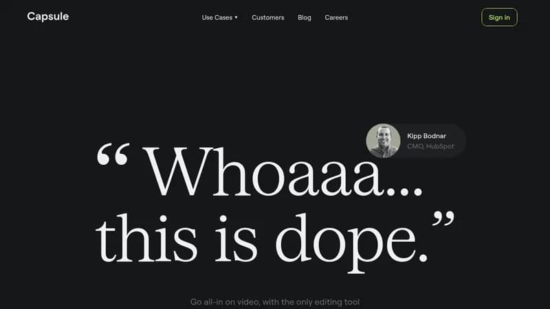 capsule website
