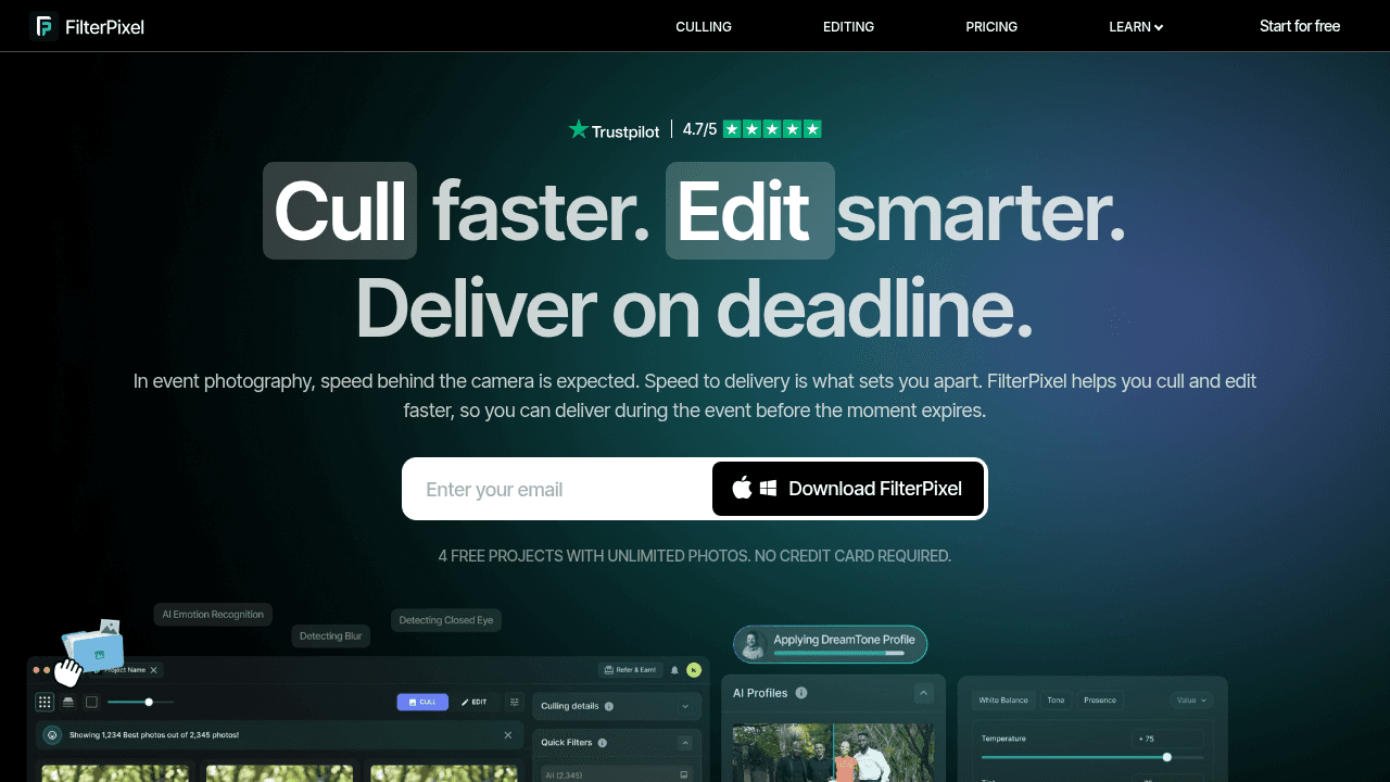 filterpixel website