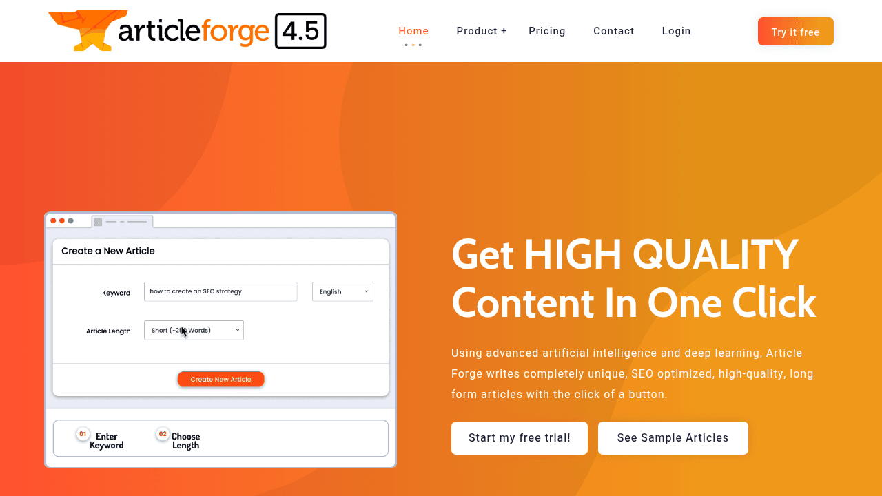 article forge website