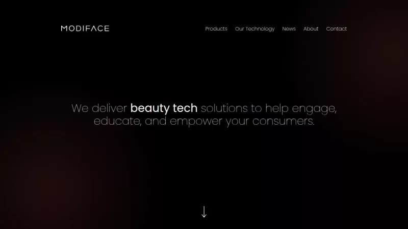ModiFace screenshot