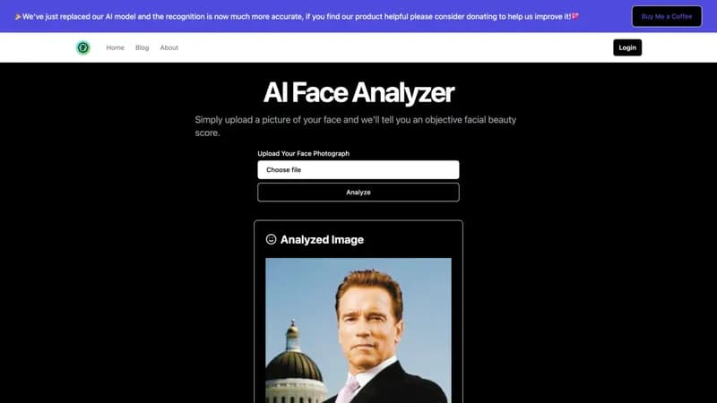 aifaceanalyzer.online screenshot