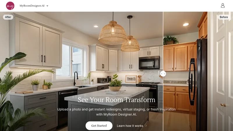 myroomdesigner.ai website