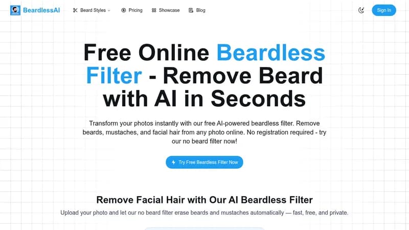 beardlessai website