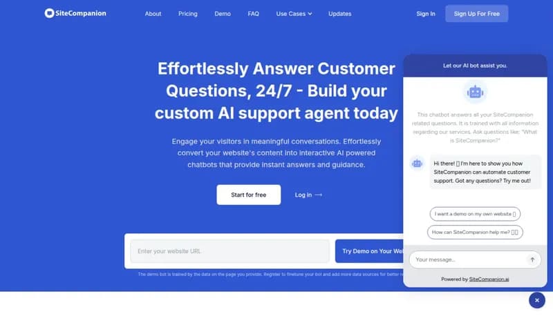 SiteCompanion screenshot