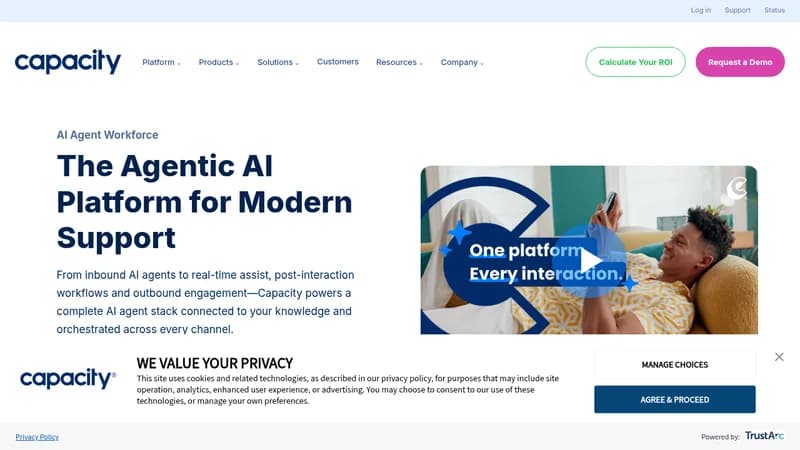capacity website