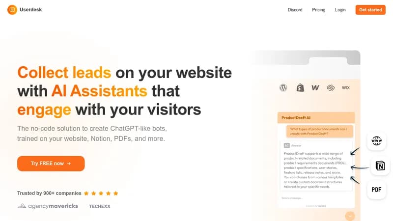 userdesk website