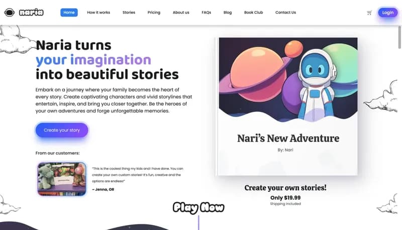 Naria screenshot