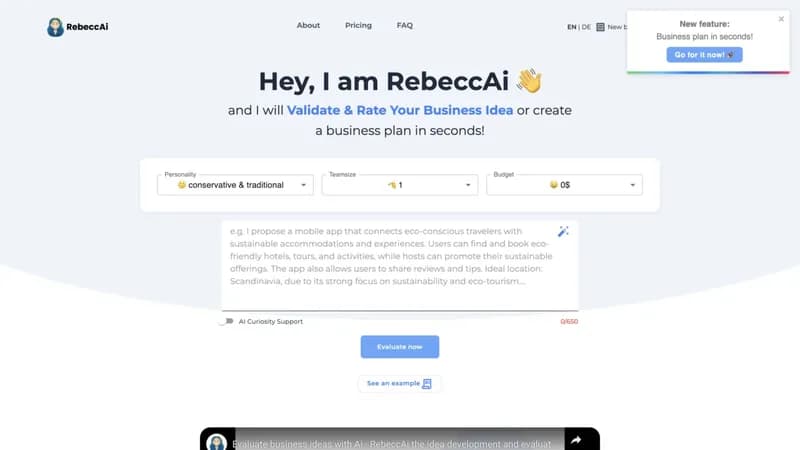 RebeccAi screenshot