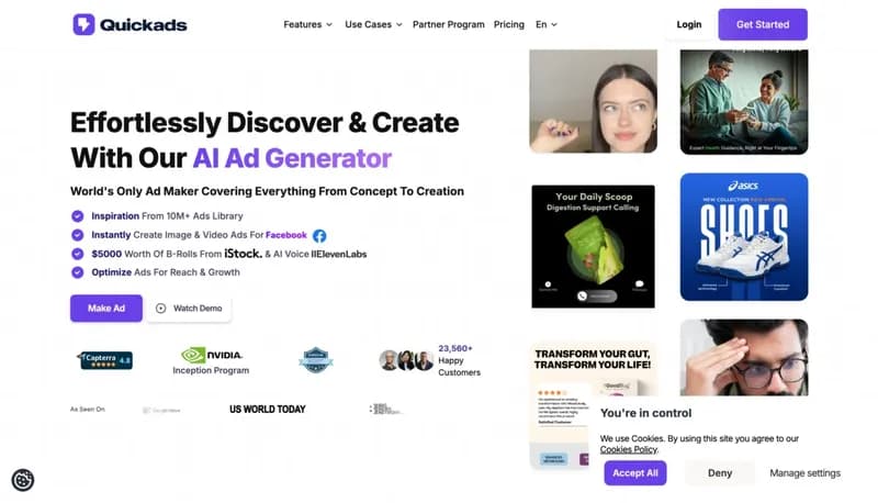 Quickads screenshot